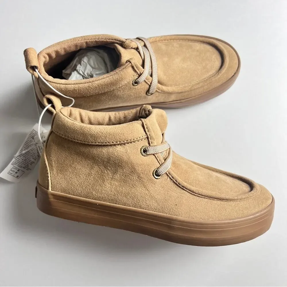 Old Navy Boy's High-Top  Acacia Koolabe Sue Faux-Suede Elastic-Lace Sneakers